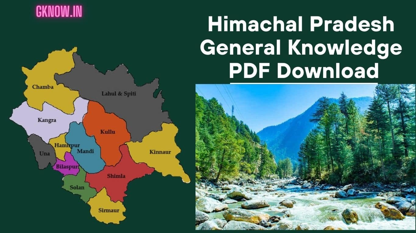 Himachal Pradesh GK PDF - GK Now