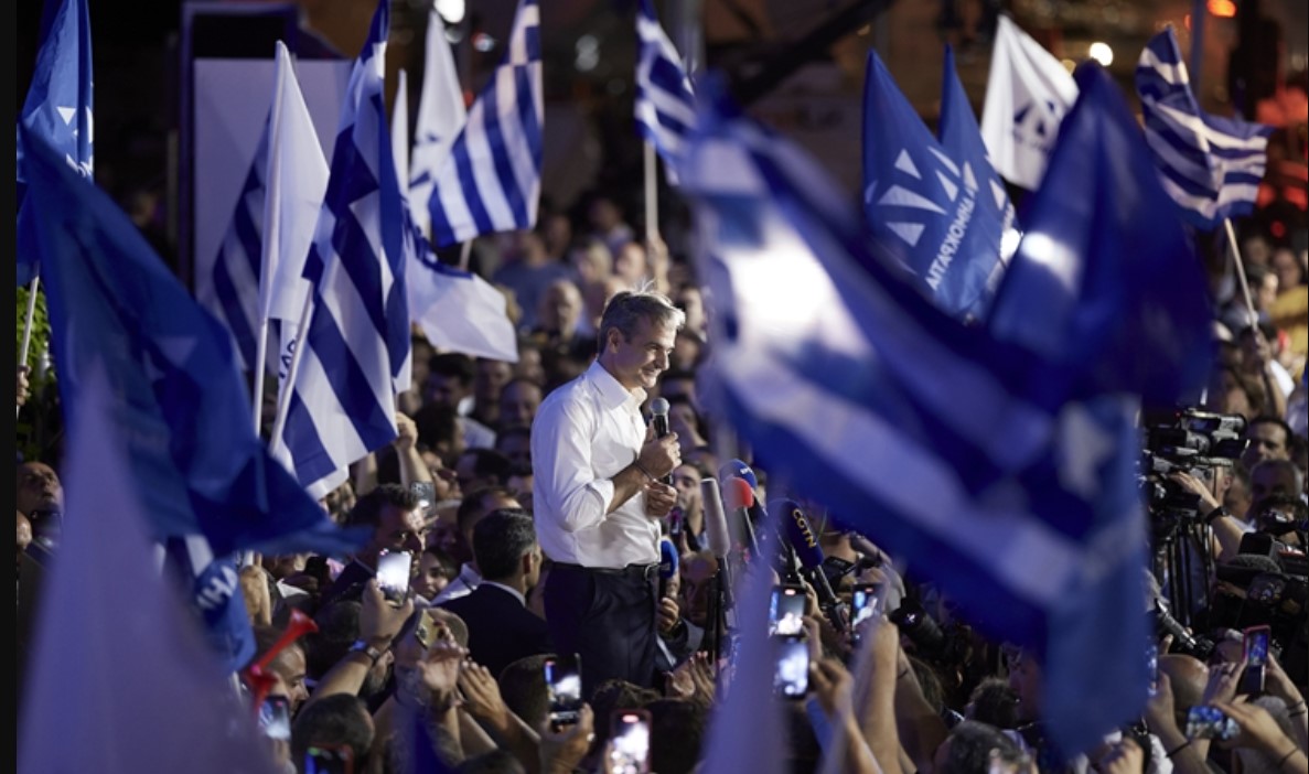 Greece's New Democracy Party Wins Parliamentary Election, Kyriakos