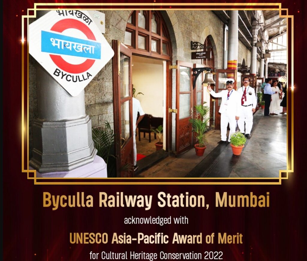 Byculla Railway Station Receives UNESCO Award for Heritage Restoration ...