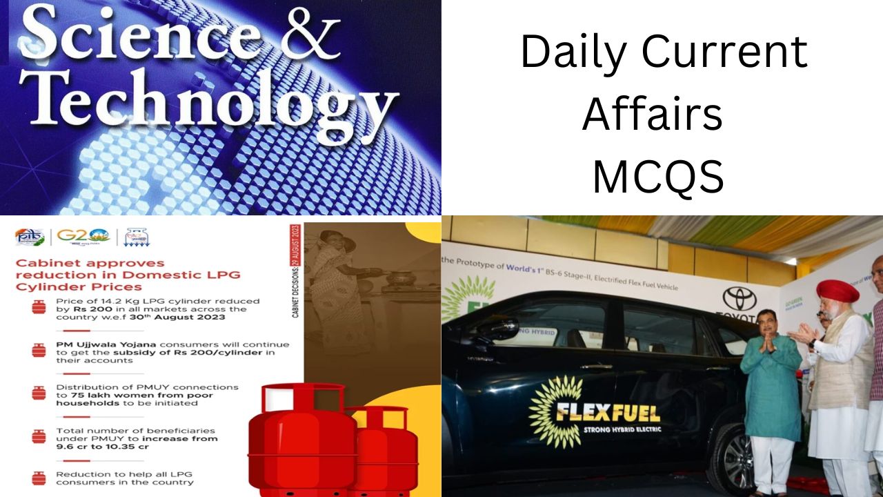 Daily Current Affairs : 31 August 2023