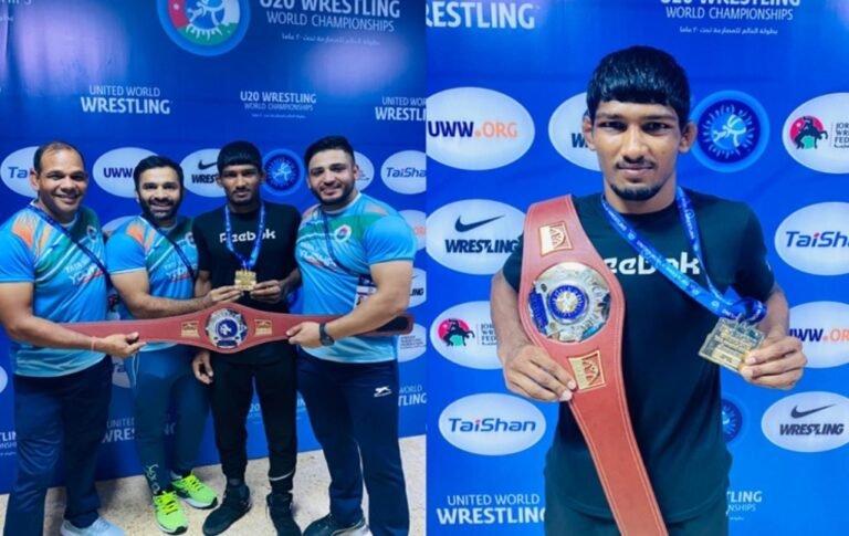 Indian Wrestler Mohit Kumar Creates History with Gold at Under 20 World ...