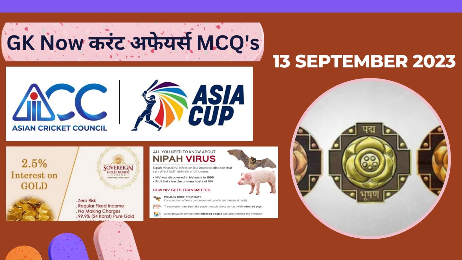 Daily Current Affairs in Hindi : 13 September 2023