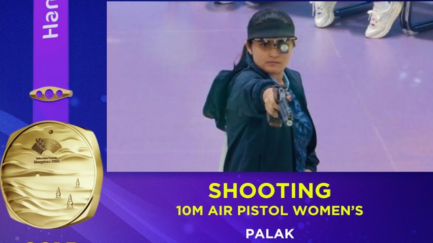 Asian Games 2023: Day 6 Highlights : Shooter Palak Gulia won the gold medal in the women's 10m air pistol event - GK Now