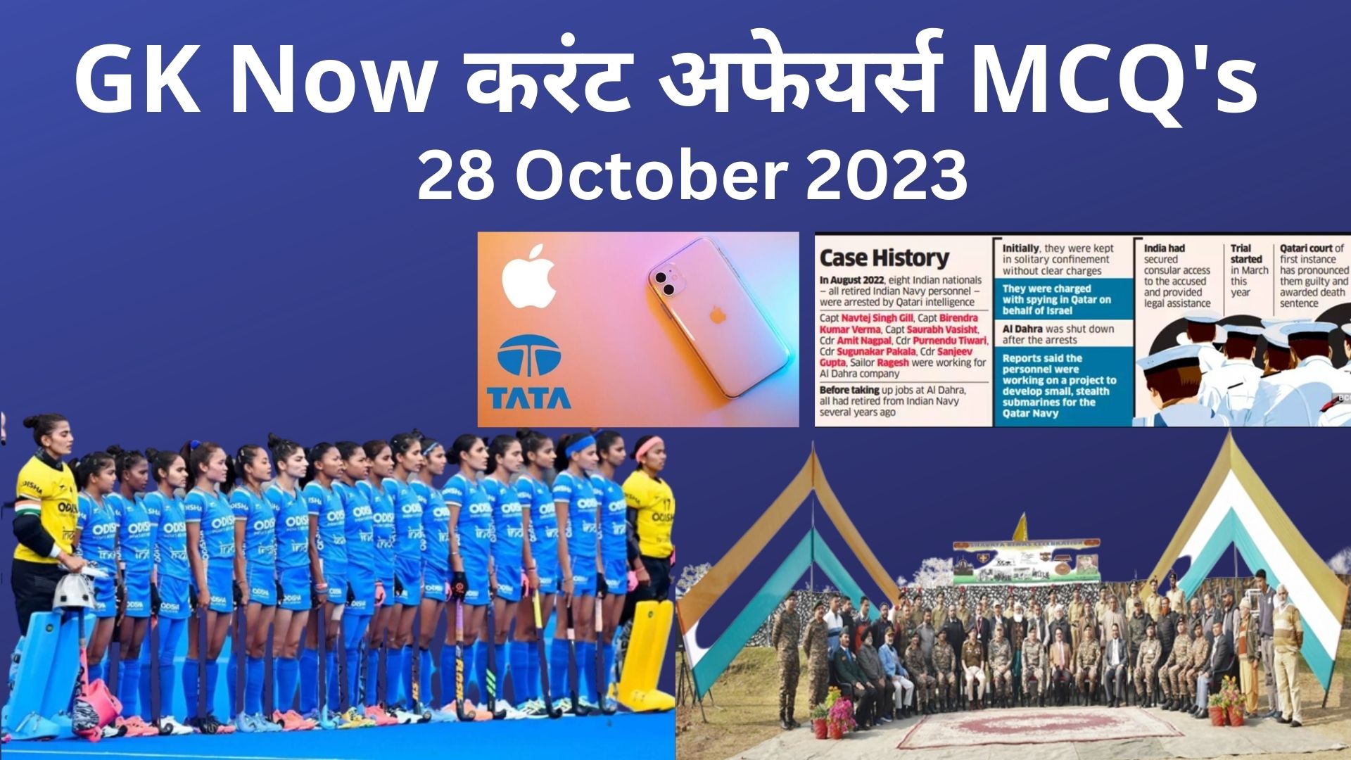 Daily Current Affairs MCQ : 28 October 2023