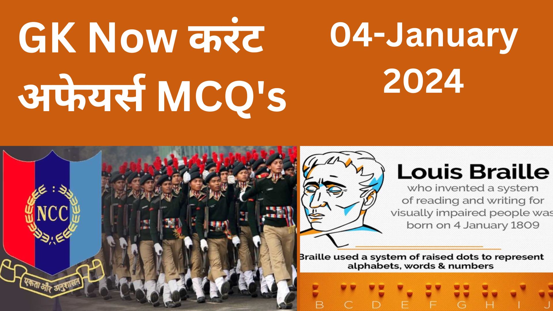 Daily Current Affairs MCQ 04 January 2024 GK Now