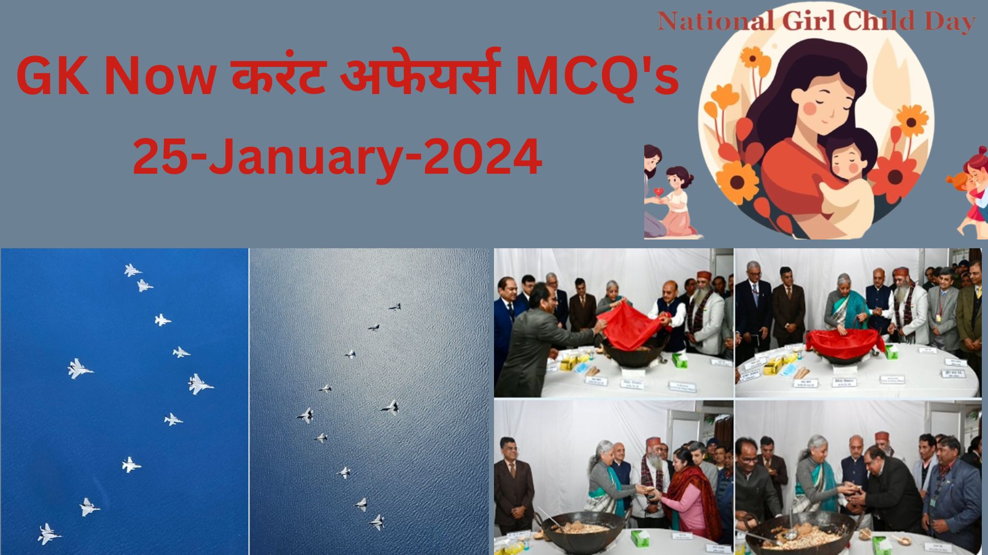 Daily Current Affairs MCQ 25 January 2024 GK Now