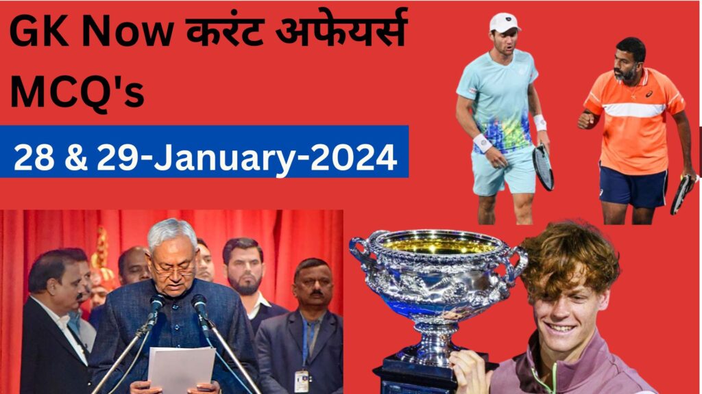 Daily Current Affairs MCQ 28 29 January 2024 GK Now   Daily Current Affairs MCQ 28 29 Jan 2024 1024x576 