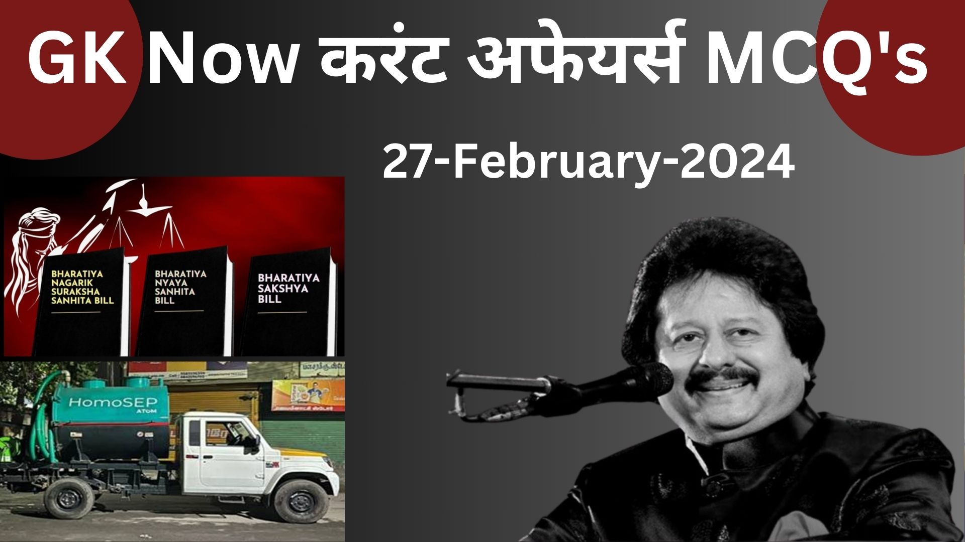 Daily Current Affairs MCQ 27 February 2024 GK Now