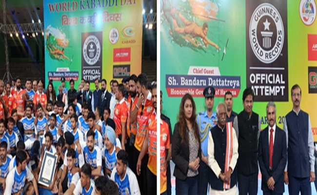 India Makes Guinness World Record In Kabaddi With Participation Of 128 Players