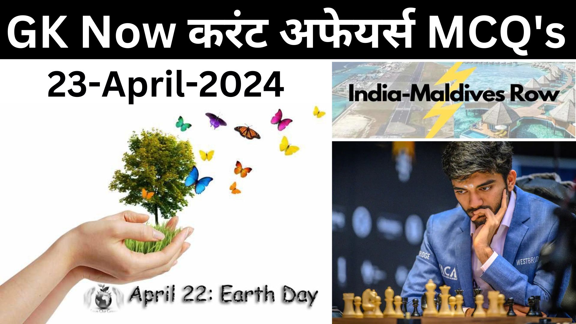 Daily Current Affairs MCQ 23 April 2024 GK Now