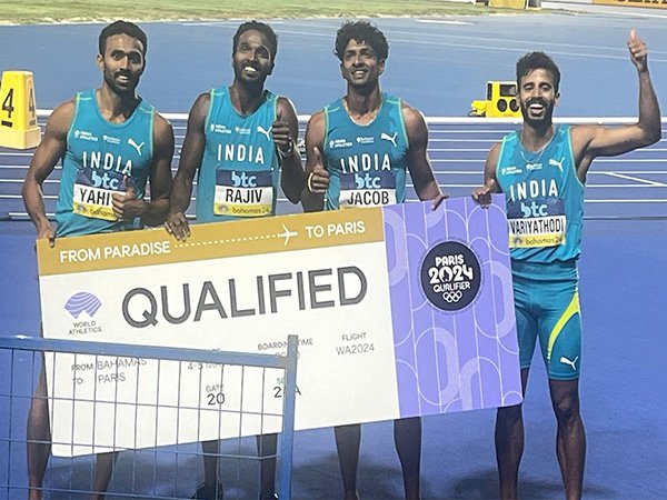 Indian 4x400m relay teams, both men and women, secured spots in the Paris Olympics