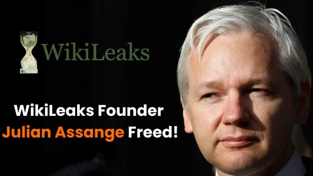 Wikileaks Founder Julian Assange released from UK Prison after deal with US Authorities