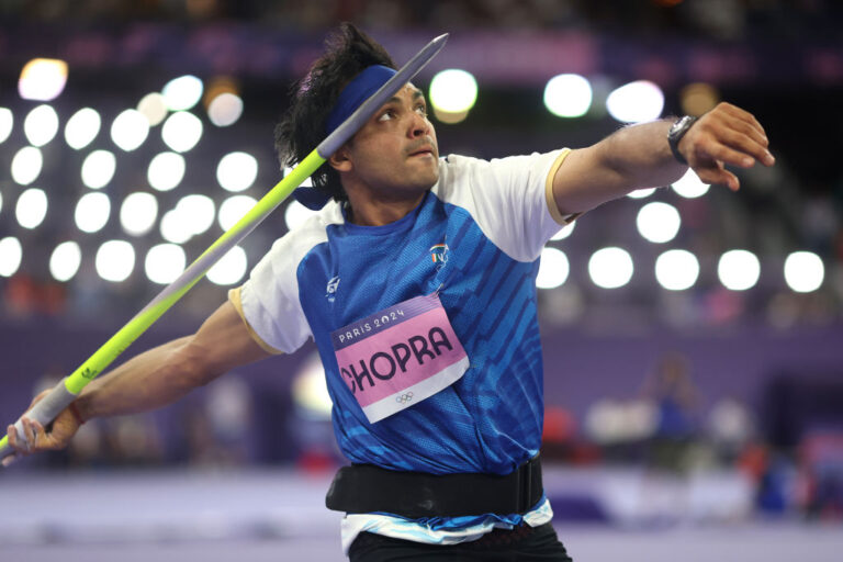 Neeraj Chopra finished second in the men's javelin throw at the