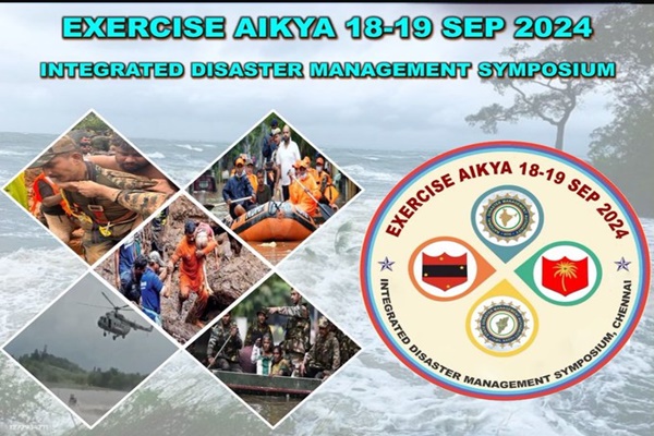 Exercise AIKYA 2024: A Collaborative Symposium on Disaster Management in Southern India