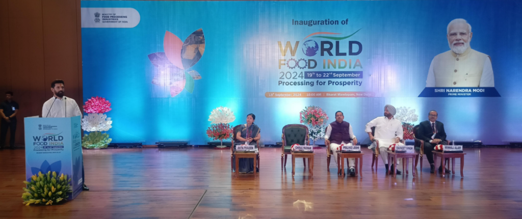 World Food India 2024 from 19 to 22 September in New Delhi