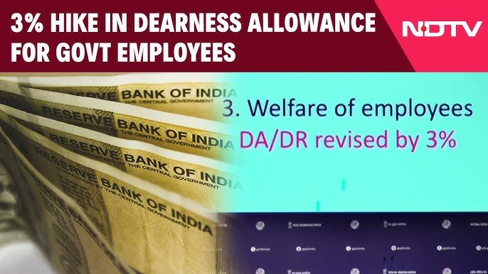 Cabinet approves 3% hike in Dearness Allowance (DA) for govt employees