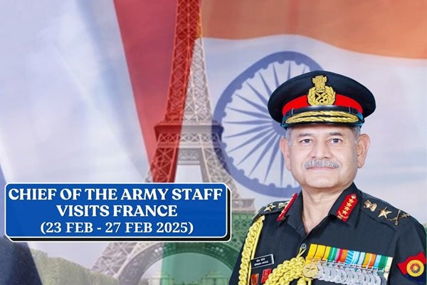 Army Chief General Upendra Dwivedi on 4-day visit to France