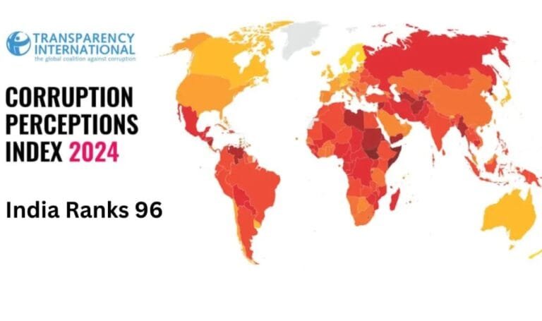 India’s Position 96th in 2024 Corruption Perceptions Index