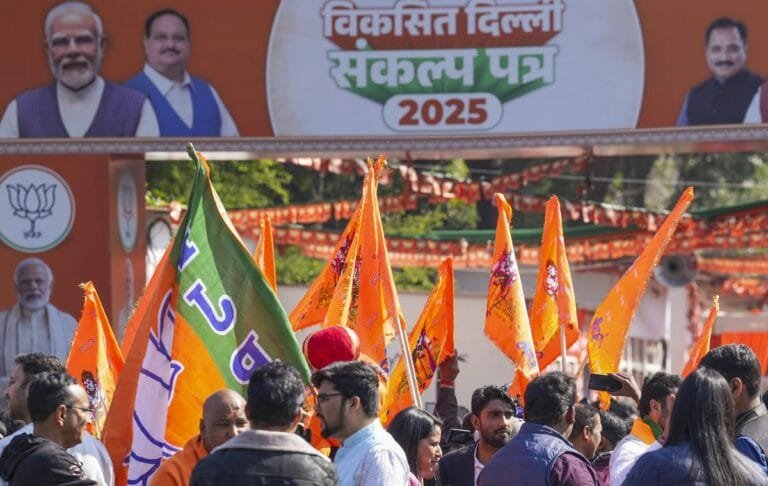 BJP Returns to Power in Delhi After 27 Years, Defeats AAP in Assembly Elections