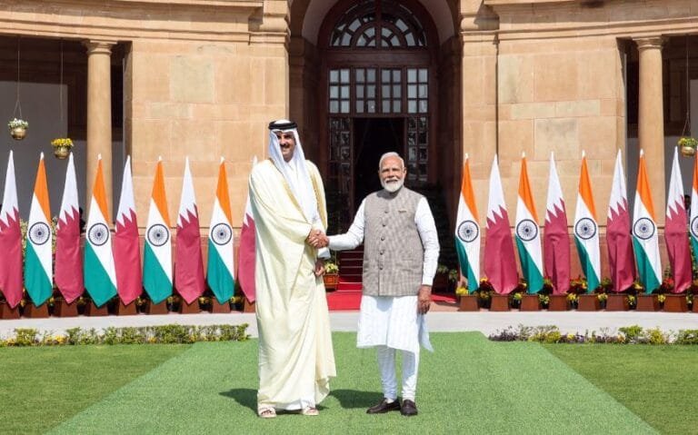 Emir of Qatar, Sheikh Tamim Bin Hamad Al Thani, visited India from February 17 to 18, 2025