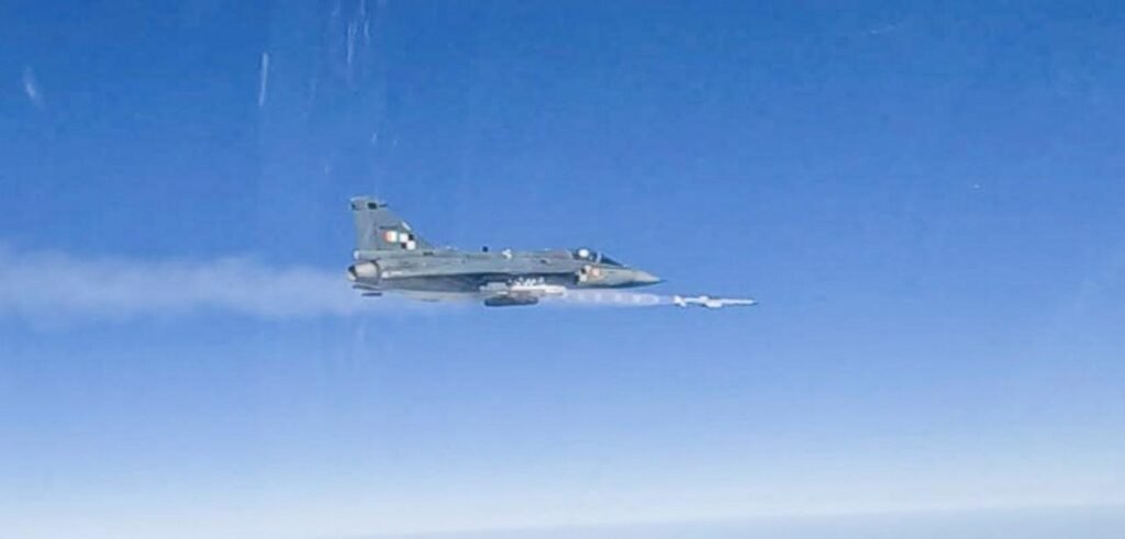 India Successfully Tests Astra BVRAAM from LCA AF MK1 Prototype