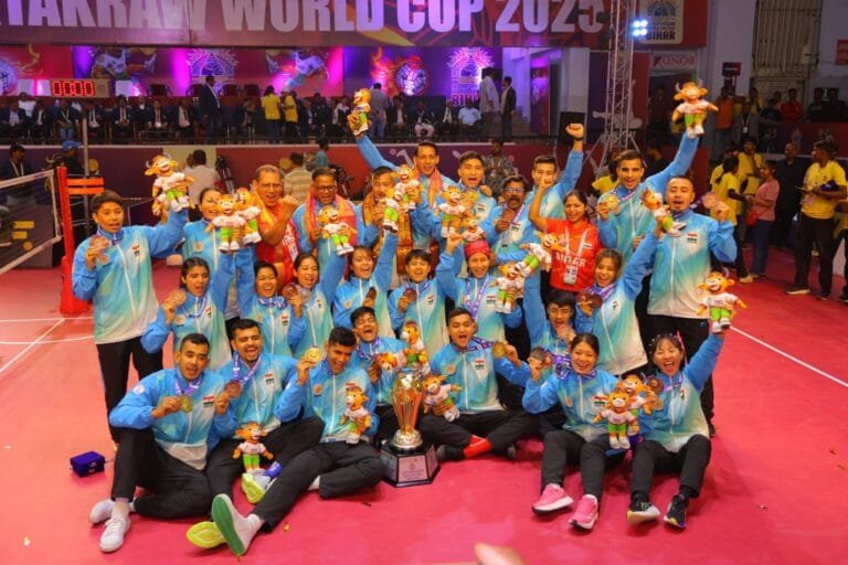 India Crowned World Champions in Sepak Takraw!
