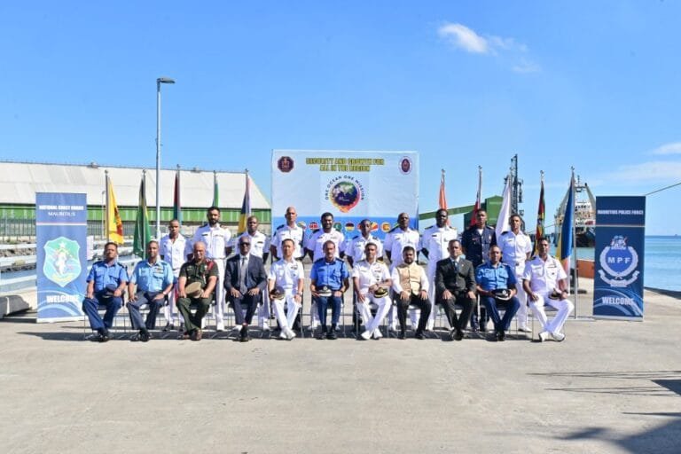 INS Sunayna Strengthens Maritime Ties with Mauritius During Joint EEZ Surveillance