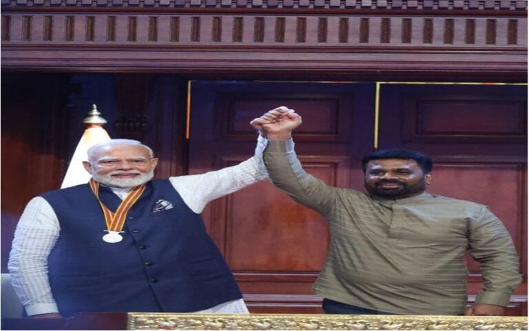 PM Modi Honoured with Sri Lanka’s Highest Civilian Award for Strengthening Bilateral Ties