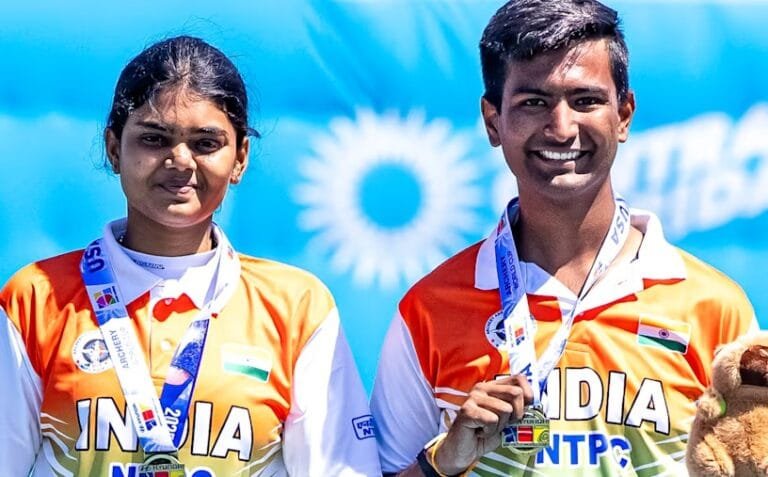 भारत ने विश्व कप 2025 में कंपाउंड मिश्रित टीम तीरंदाजी में स्वर्ण जीता