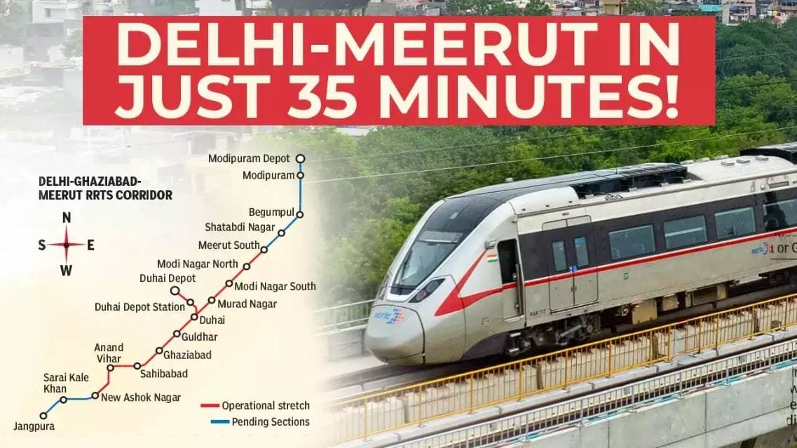 PM Modi Flags Off India’s First Namo Bharat RRTS