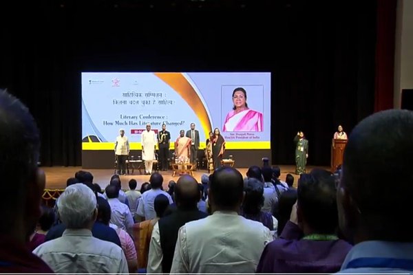 President Droupadi Murmu Inaugurates Literary Conference at Rashtrapati Bhavan