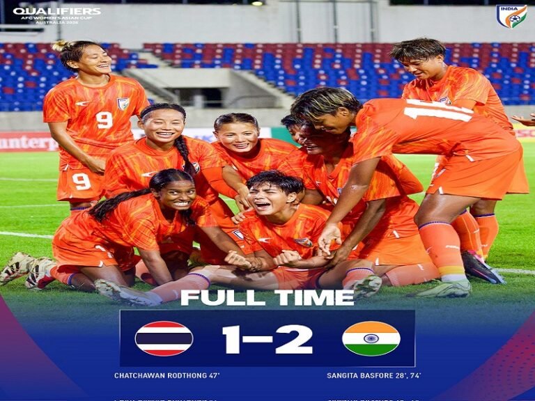 India Qualifies for AFC Women’s Asian Cup 2026 After 22 Years