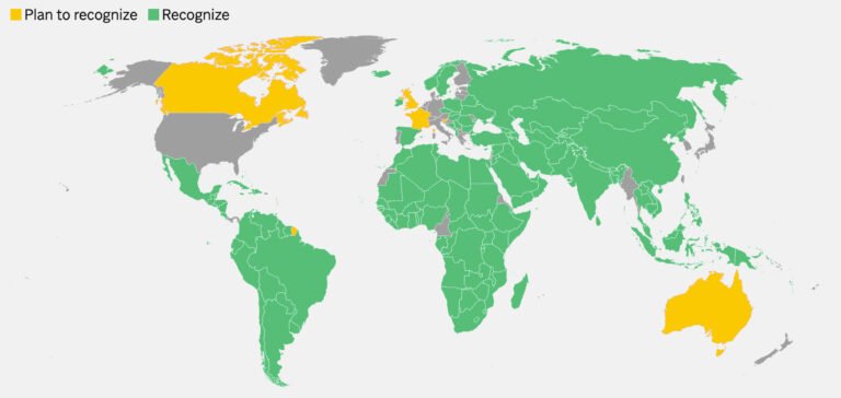 UK, Canada, and Australia Recognize State of Palestine