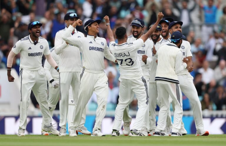 India Beat England by 6 Runs in Final Test, Series Ends 2–2