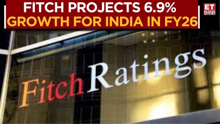 Fitch Revises India’s Growth Forecast from 6.5% to 6.9%