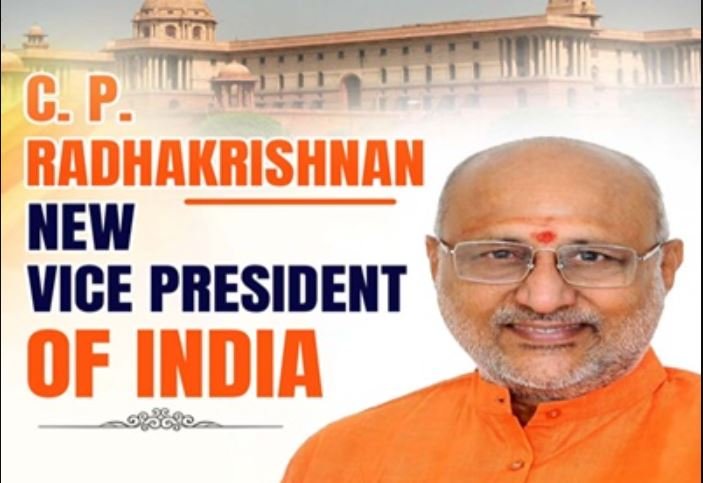 CP Radhakrishnan Elected as 15th Vice President of India