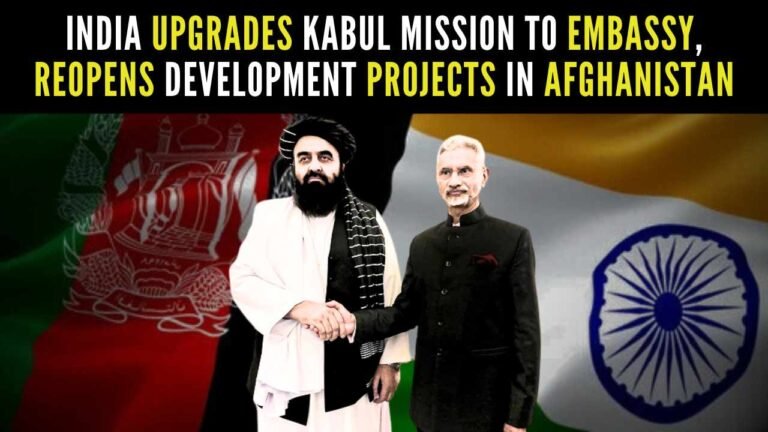 India Upgrades Technical Mission in Kabul to Full Embassy