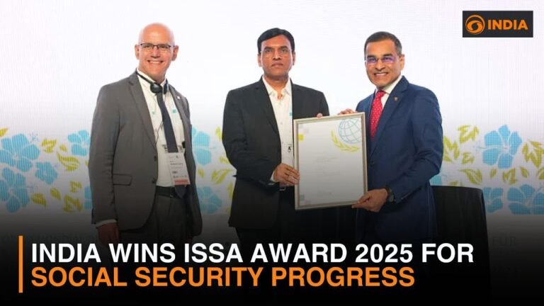 India Wins ISSA Award 2025 for Outstanding Achievement in Social Security