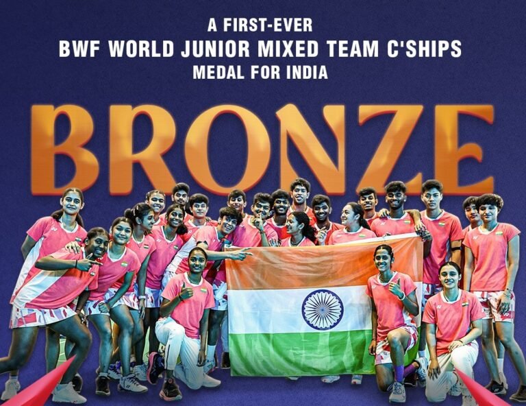 India Wins Bronze at BWF World Junior Mixed Team Championships 2025