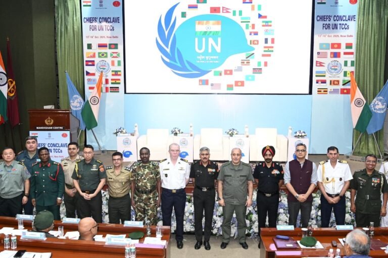 United Nations Troop Contributing Countries (UNTCC) Chiefs’ Conclave in New Delhi (14–16 October 2025)