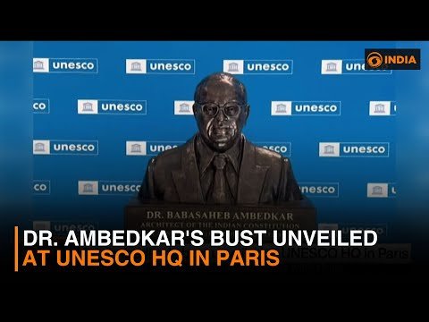 Dr. B.R. Ambedkar’s Bust Unveiled at UNESCO on Constitution Day