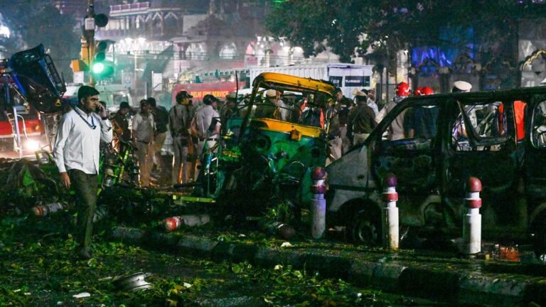 Car explosion near Delhi’s Red Fort Metro Station
