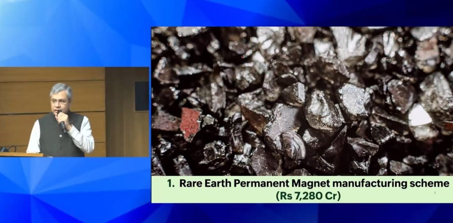 Cabinet Approves ₹7,280 Crore Scheme for Rare Earth Magnet Manufacturing