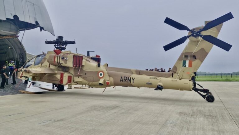 Indian Army Completes Induction of AH-64E Apache Attack Helicopters