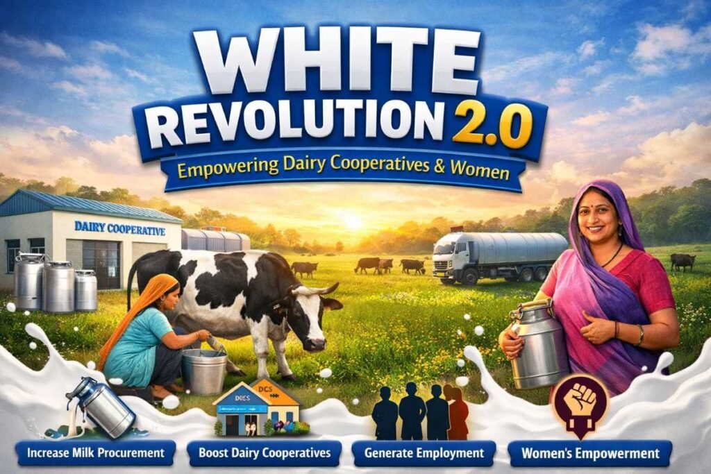 White Revolution 2.0 : Boost to Dairy Cooperatives and Women Empowerment