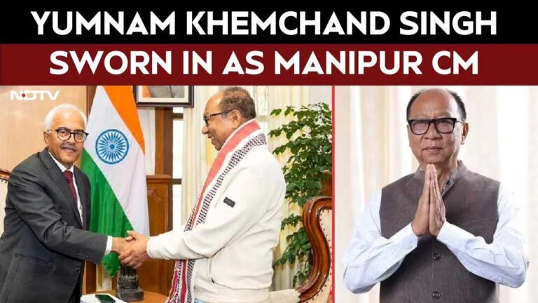 President’s Rule Revoked in Manipur; Yumnam Khemchand Singh Sworn in as Chief Minister