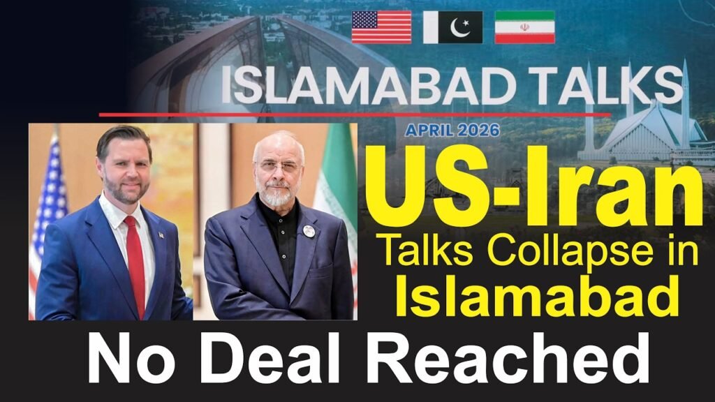 US–Iran War 2026 Update: No Deal After Islamabad Talks