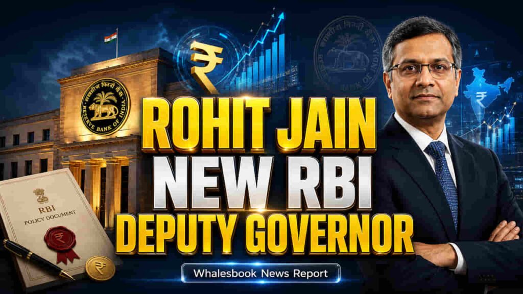 Rohit Jain Appointed RBI Deputy Governor (May-2026)