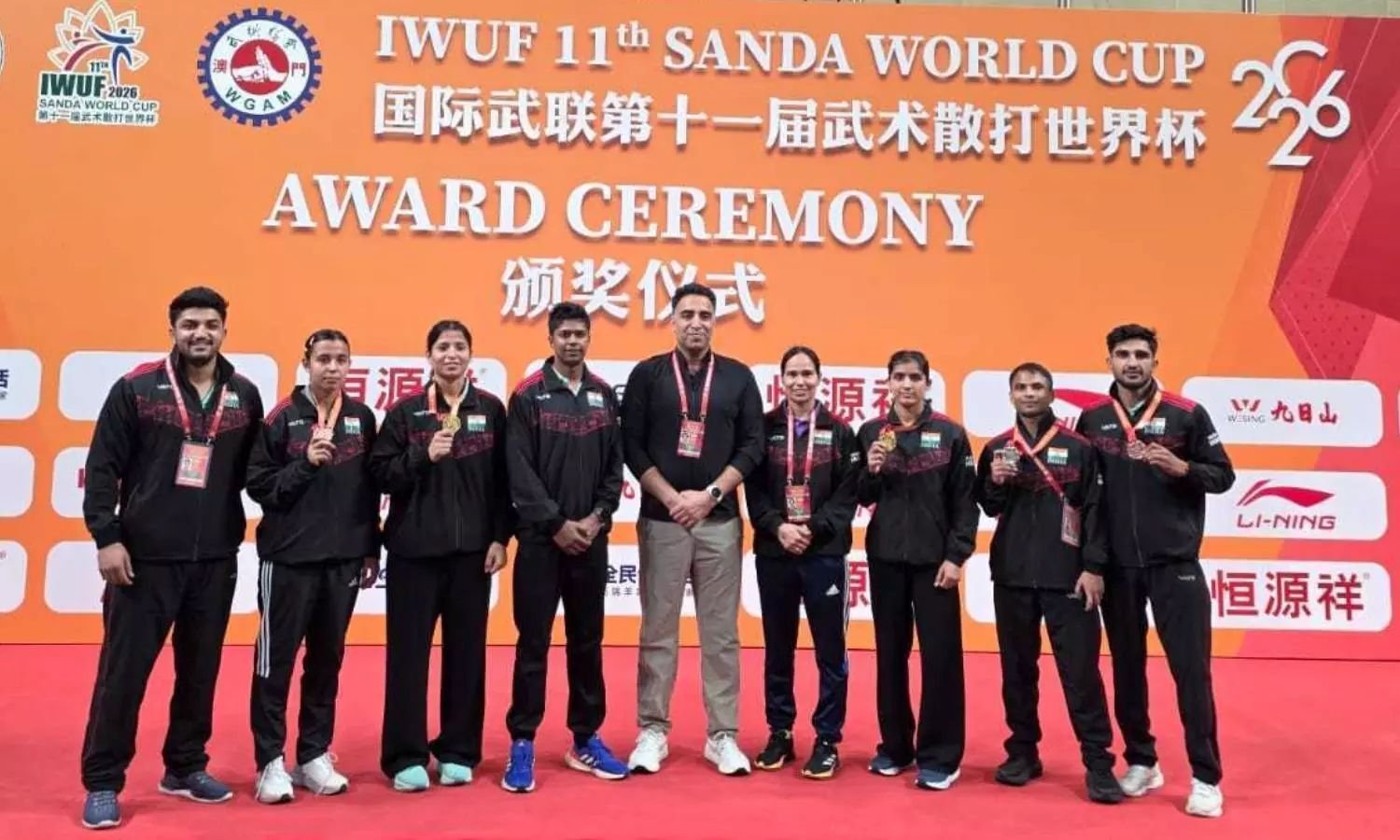 India Wins 5 Medals at 11th Sanda World Cup 2026