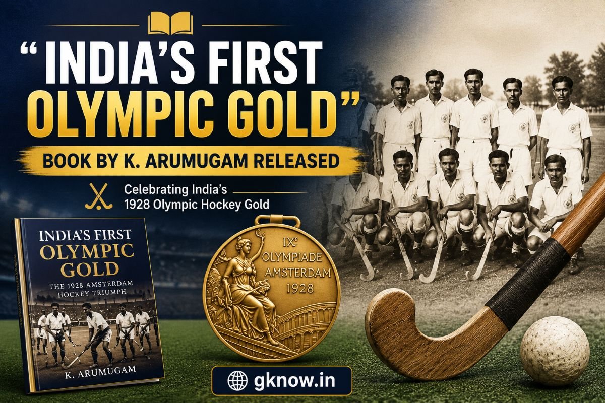 “India’s First Olympic Gold” Book by K. Arumugam Released by P. T. Usha